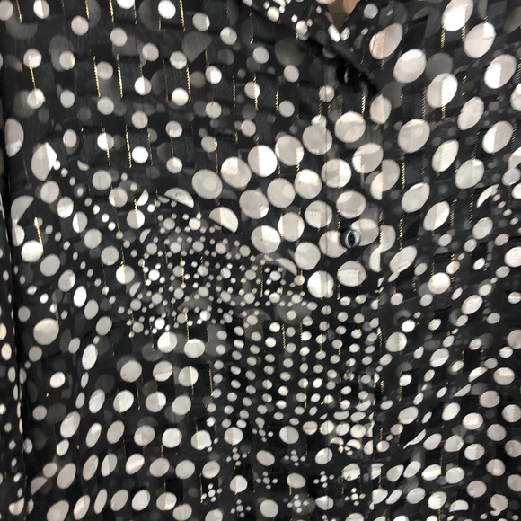 Club Z Collection Polka Dot Top 3X PLUS SIZE - Picture 2 of 8